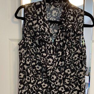 MEXX Sleeveless Blouse with Flattering Ruffle Detailing